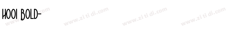 H001 Bold字体转换